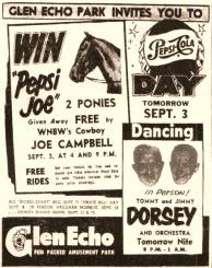 Glen Echo "Pepsi Joe" Ad in Post, 9.2.54